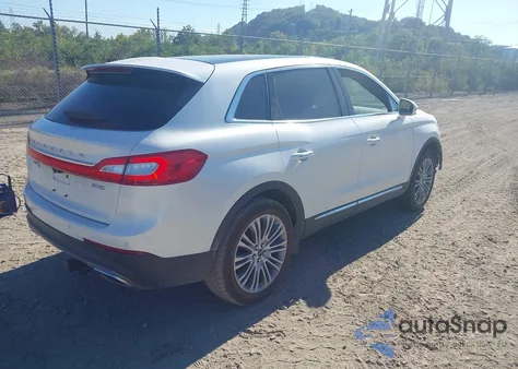 2017 Lincoln Mkx Reserve from USA, damaged, VIN 2LMPJ8LR6HBL37142